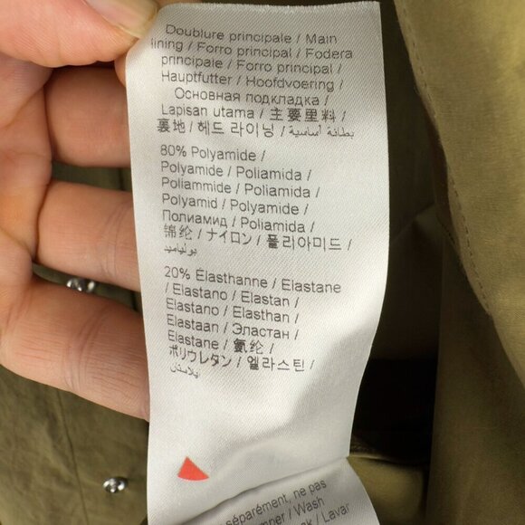 KENZO Button Down Cargo Maxi Pocket Oversized Fit Cotton Green Logo OverShirt  M - Picture 11 of 16